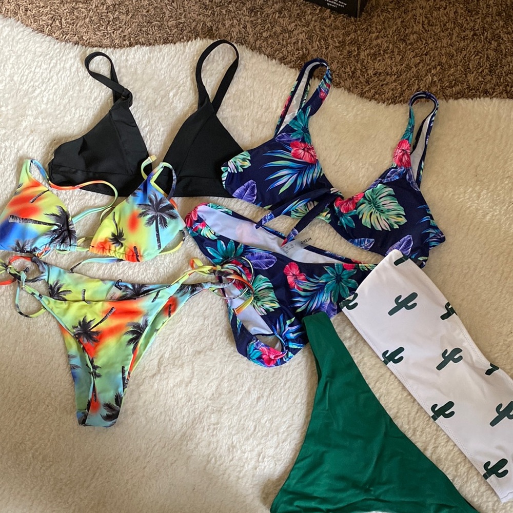 Mixed lot of swimsuits! Unworn Shein and Zaful m/l pieces